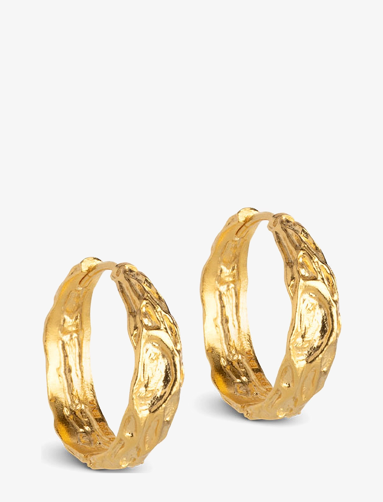 Enamel Copenhagen Nela Hoops 20 mm - Smykker - GOLD / gold