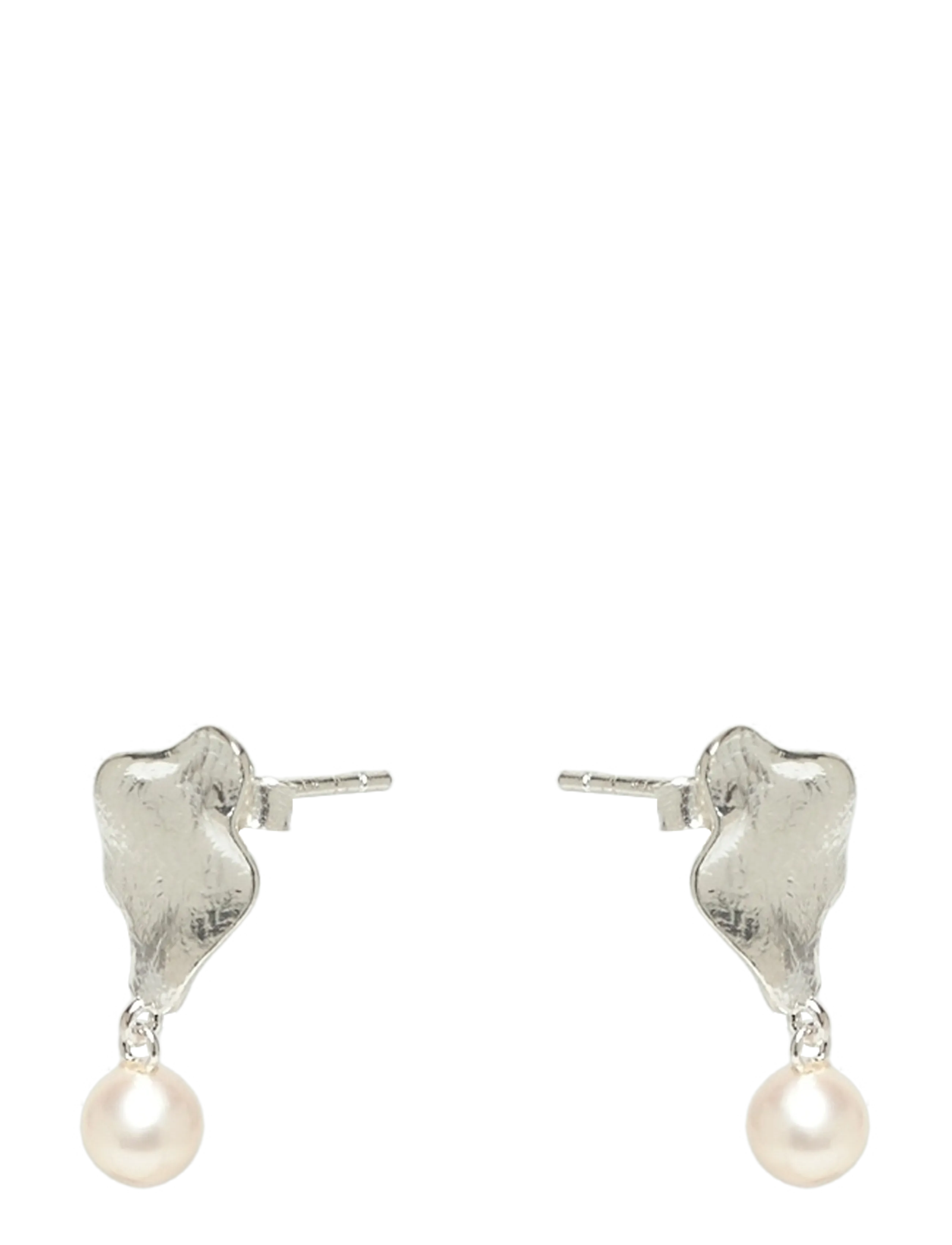 Enamel Copenhagen Earring, Caia Small - Accessories - PEARLS / silver