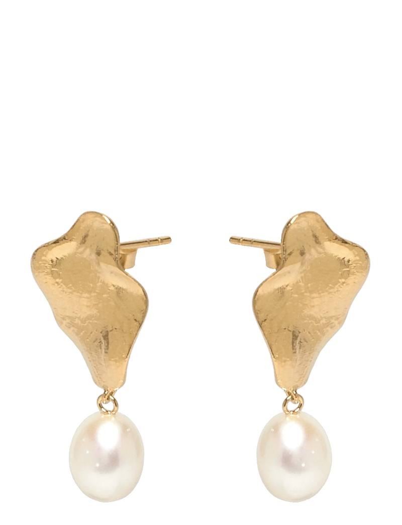 Enamel Copenhagen - Earring, Caia Large - perleøreringe - pearls - 1