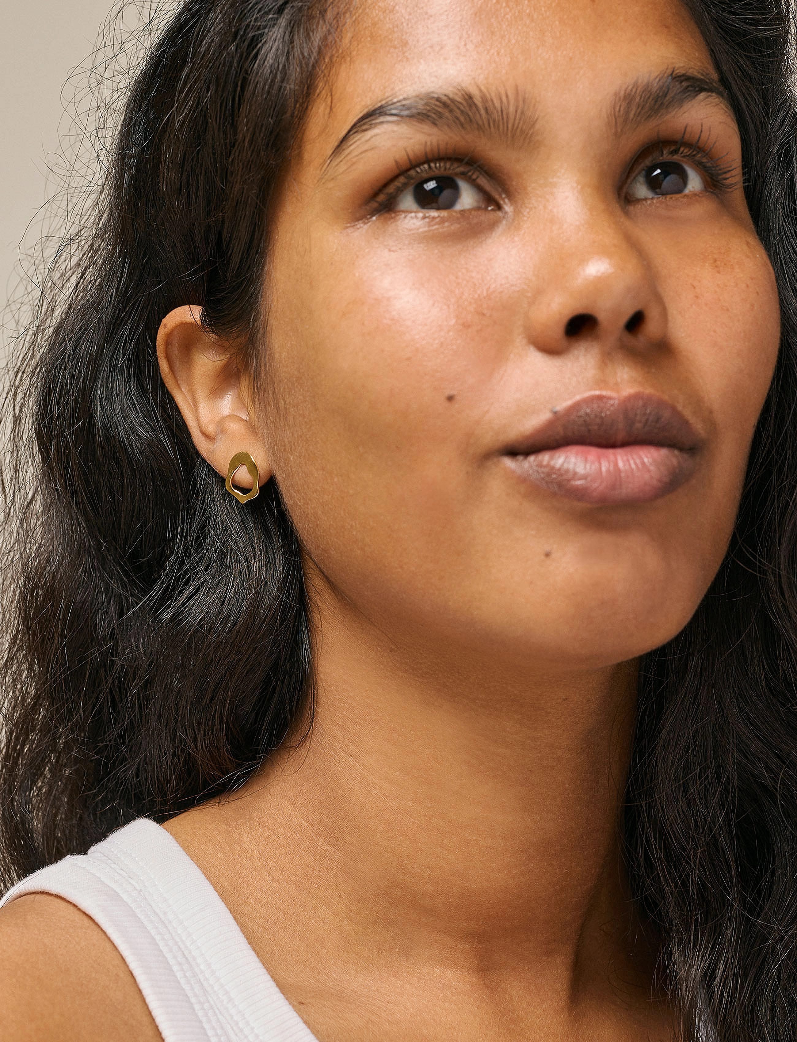 Enamel Copenhagen Studs, Daphne - Aksessuaarid - 925S/GP / gold