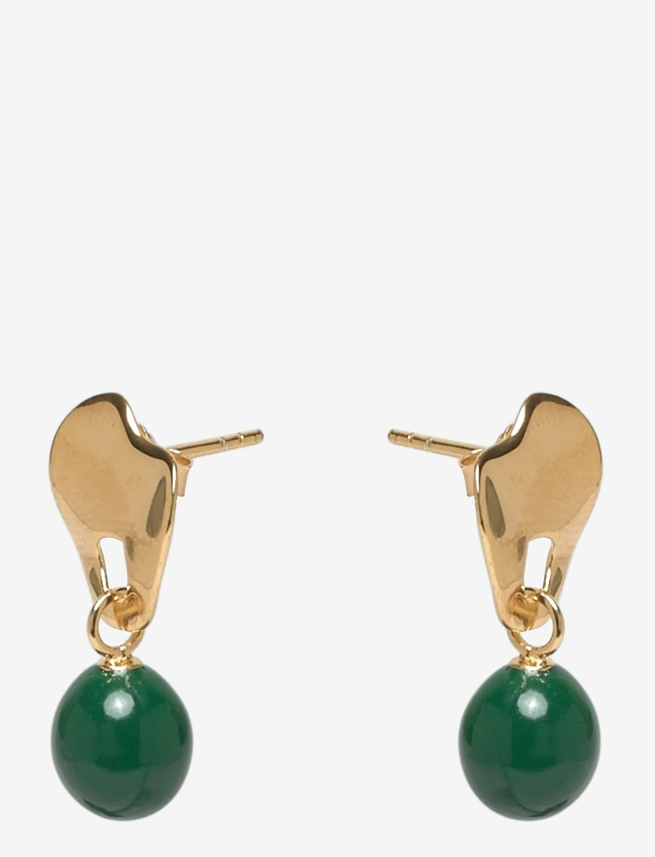 Enamel Copenhagen - Earrings, Aida - petrol green - 1