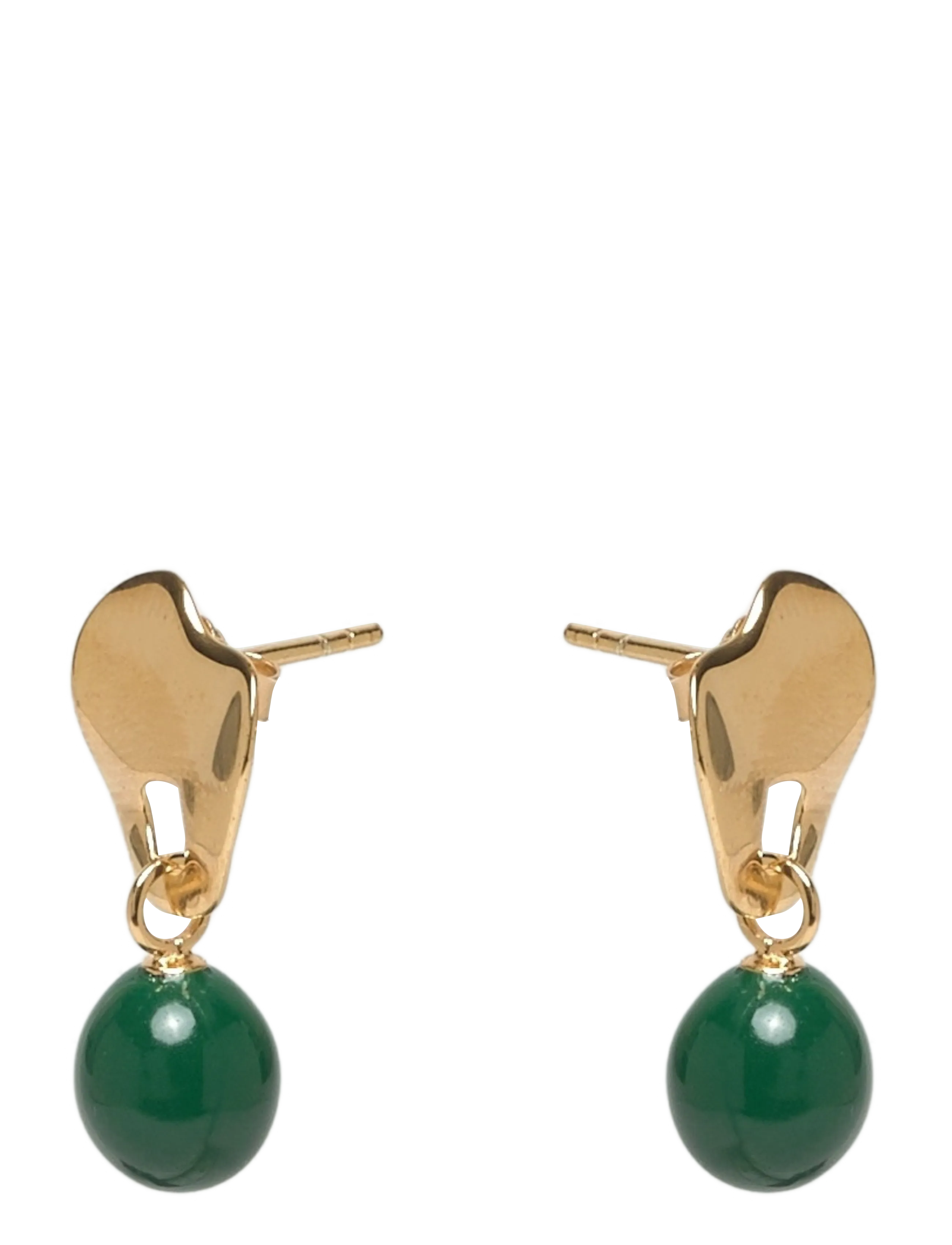 Earrings, Aida - PETROL GREEN