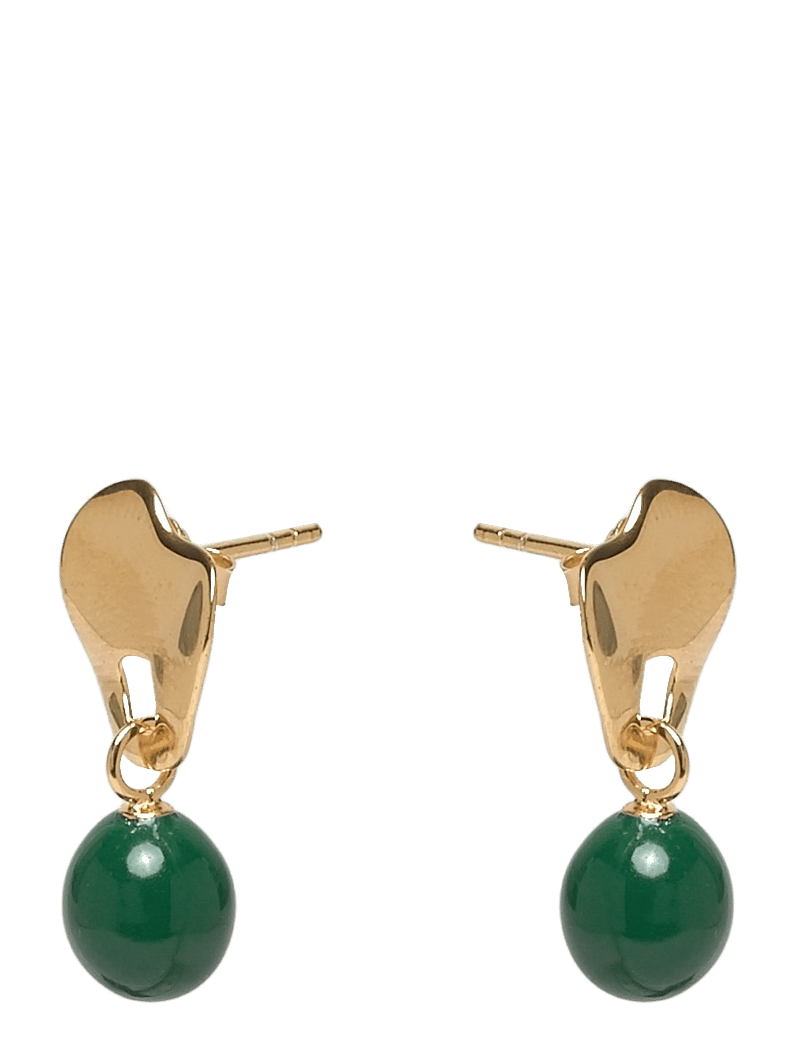 Enamel Copenhagen - Earrings, Aida - petrol green - 1