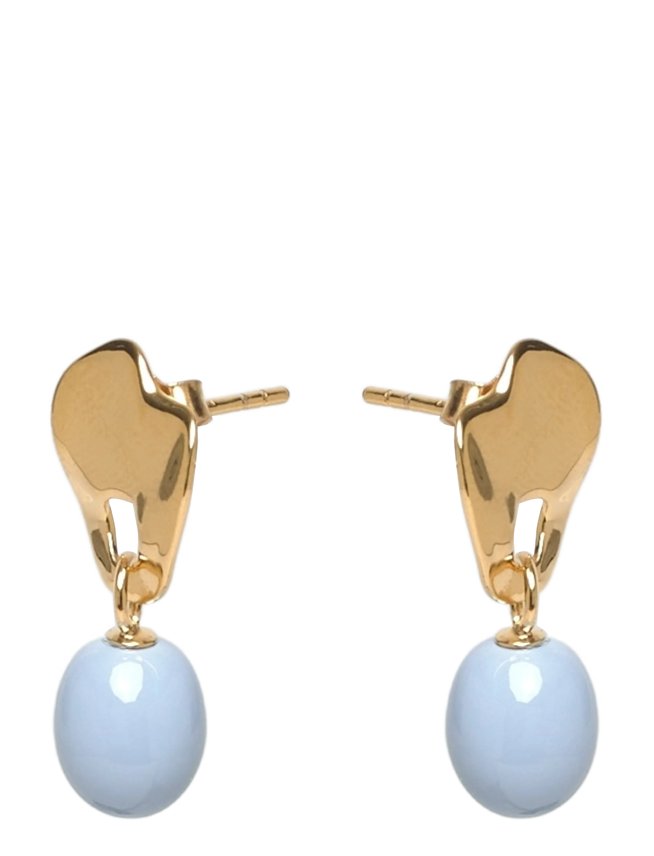 Earrings, Aida - STEEL BLUE