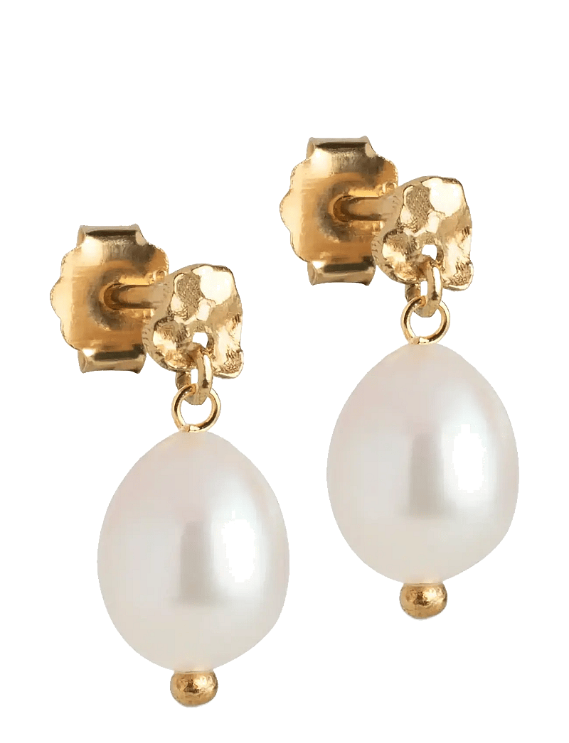 Enamel Copenhagen - Poe Pearl Studs - parel oorbellen - pearls - 1