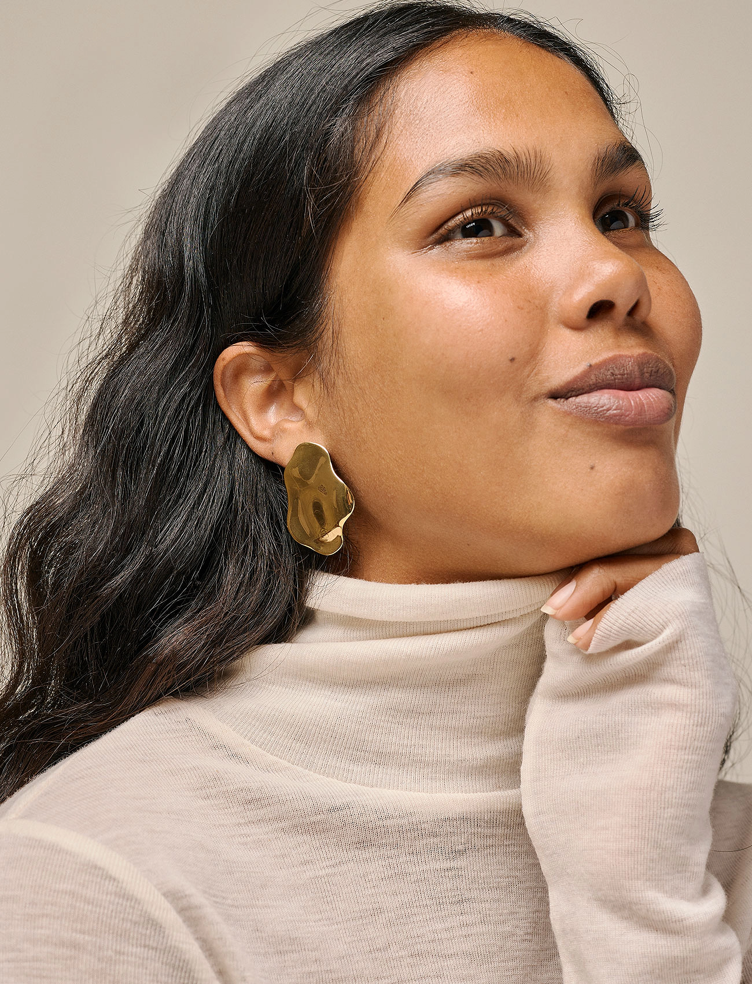 Enamel Copenhagen Earrings, Cleopatra, One Size, Gold - Studs, Frauen