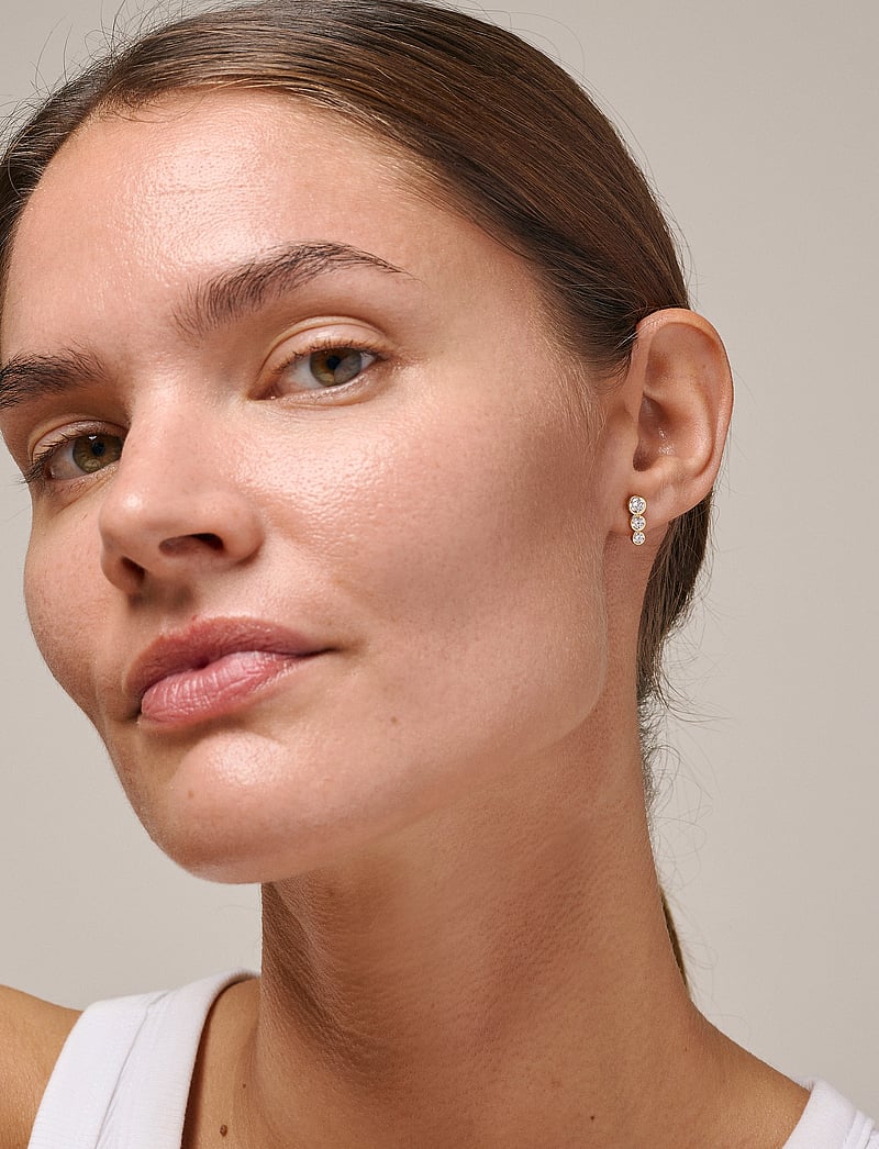 Enamel Copenhagen - Studs, Trinity CZ - studs örhängen - clear cz - 0