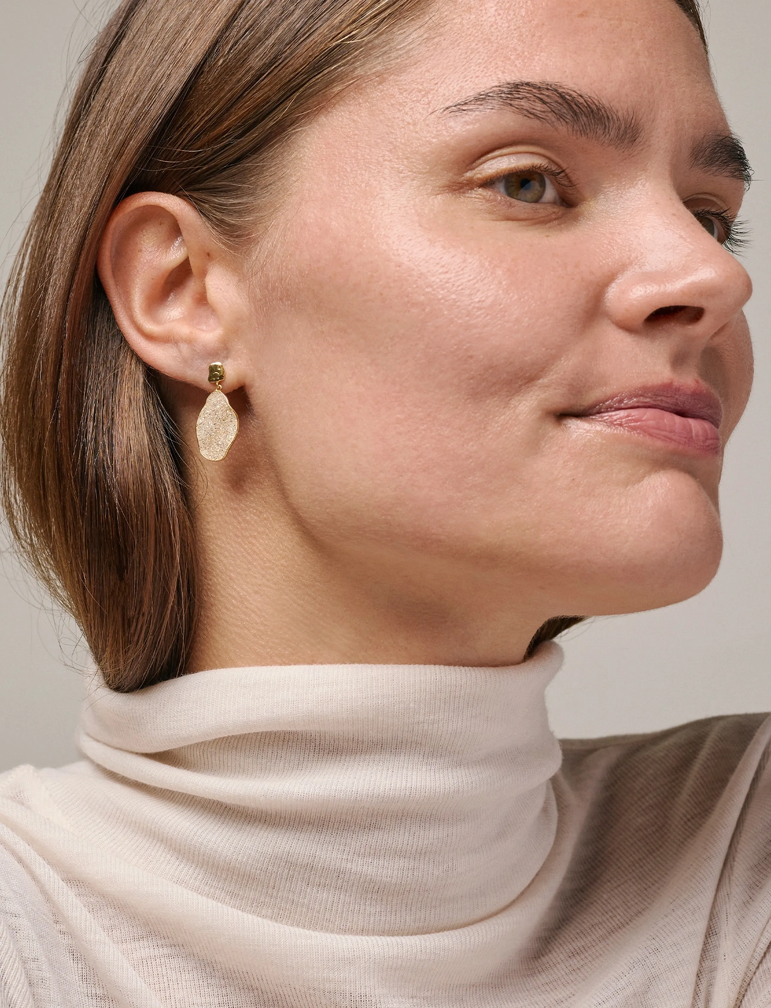 Enamel Copenhagen Earrings, Madeira - Accessoires - SPARKLE / gold