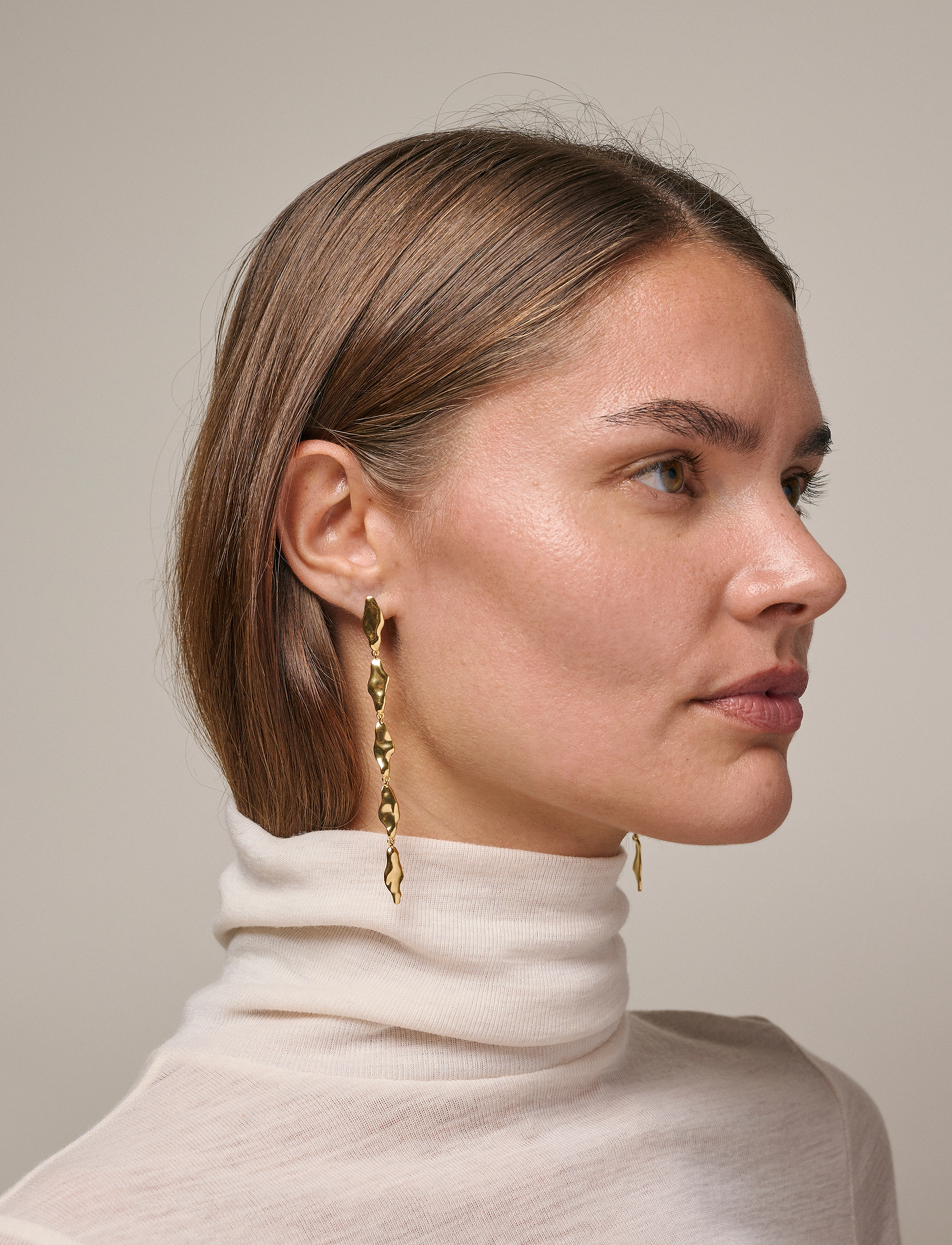 Enamel Copenhagen Earrings, India, Kvinder, Hængeøreringe, Guld, Str: ONE SIZE