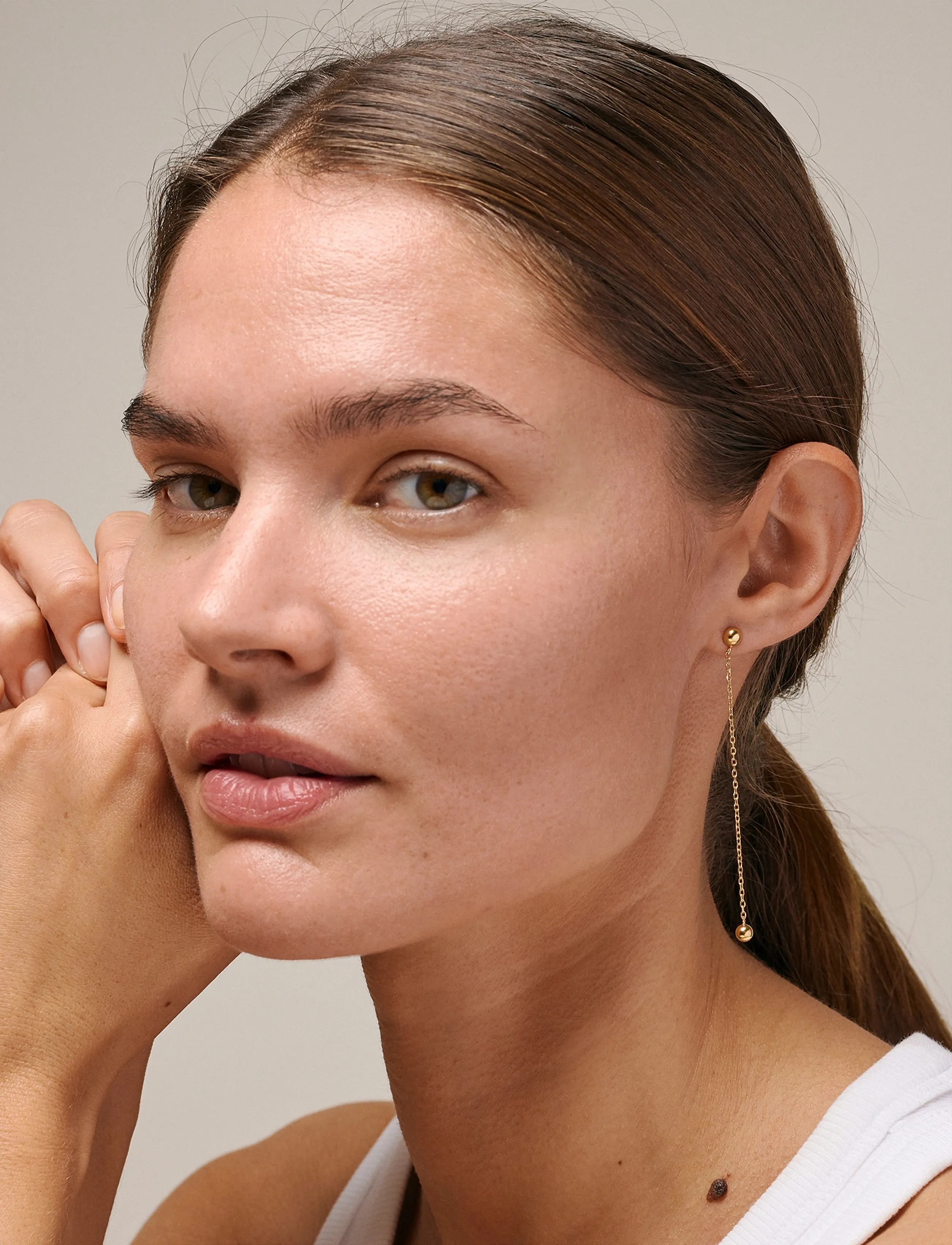 Enamel Copenhagen Earrings, Balloon - Earrings - 925S/GP / gold