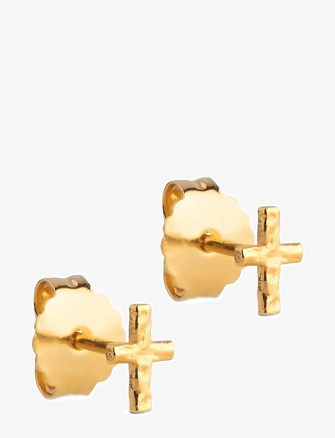 Enamel Copenhagen - Protective Cross Studs - ohrstecker - 925s/gp - 1