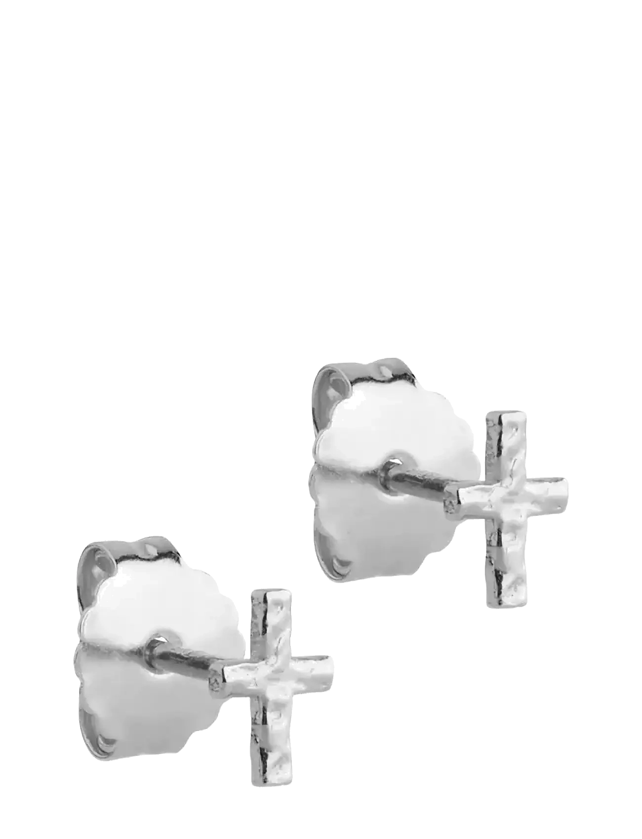 Enamel Copenhagen Protective Cross Studs - Accessoires - 925S / silver