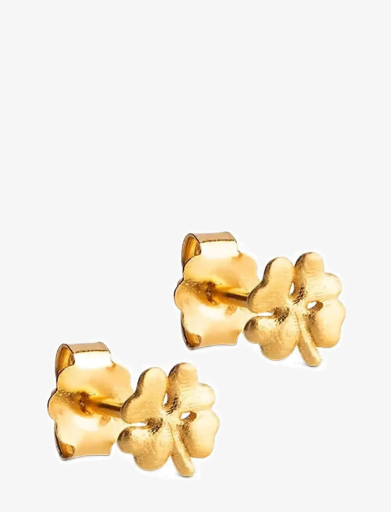 Enamel Copenhagen - Studs, Organic Clover Mini - studs örhängen - 925s/gp/m - 1