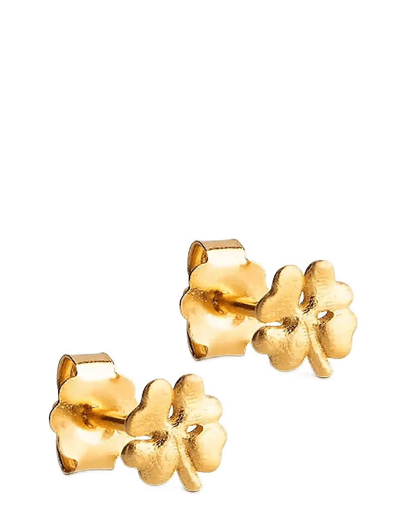 Enamel Copenhagen - Studs, Organic Clover Mini - studs örhängen - 925s/gp/m - 1