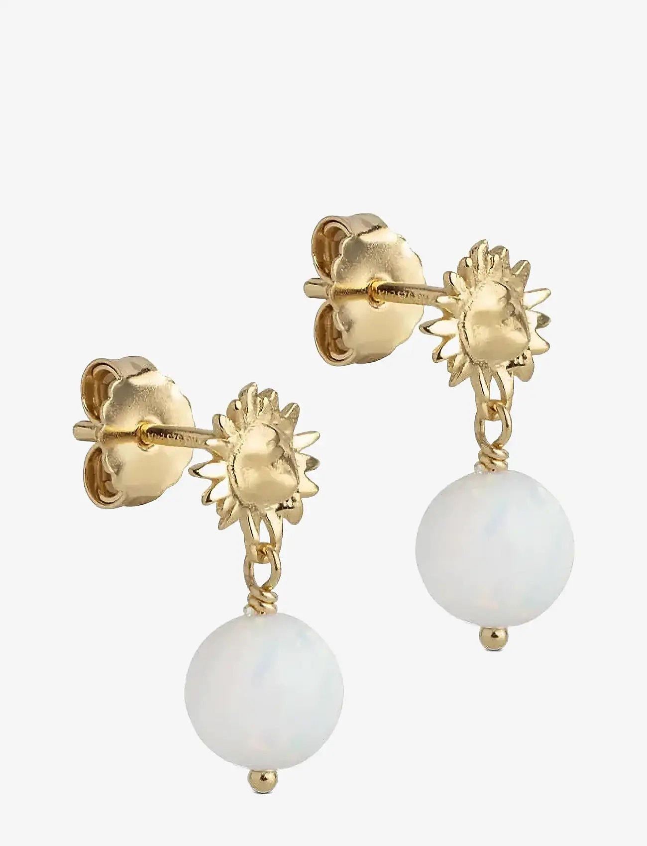 Enamel Copenhagen - Daystar Globe Earrings - opal - 1