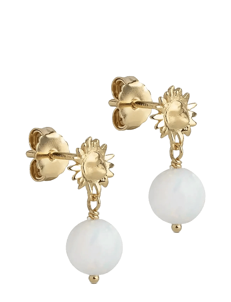 Enamel Copenhagen - Daystar Globe Earrings - opal - 1