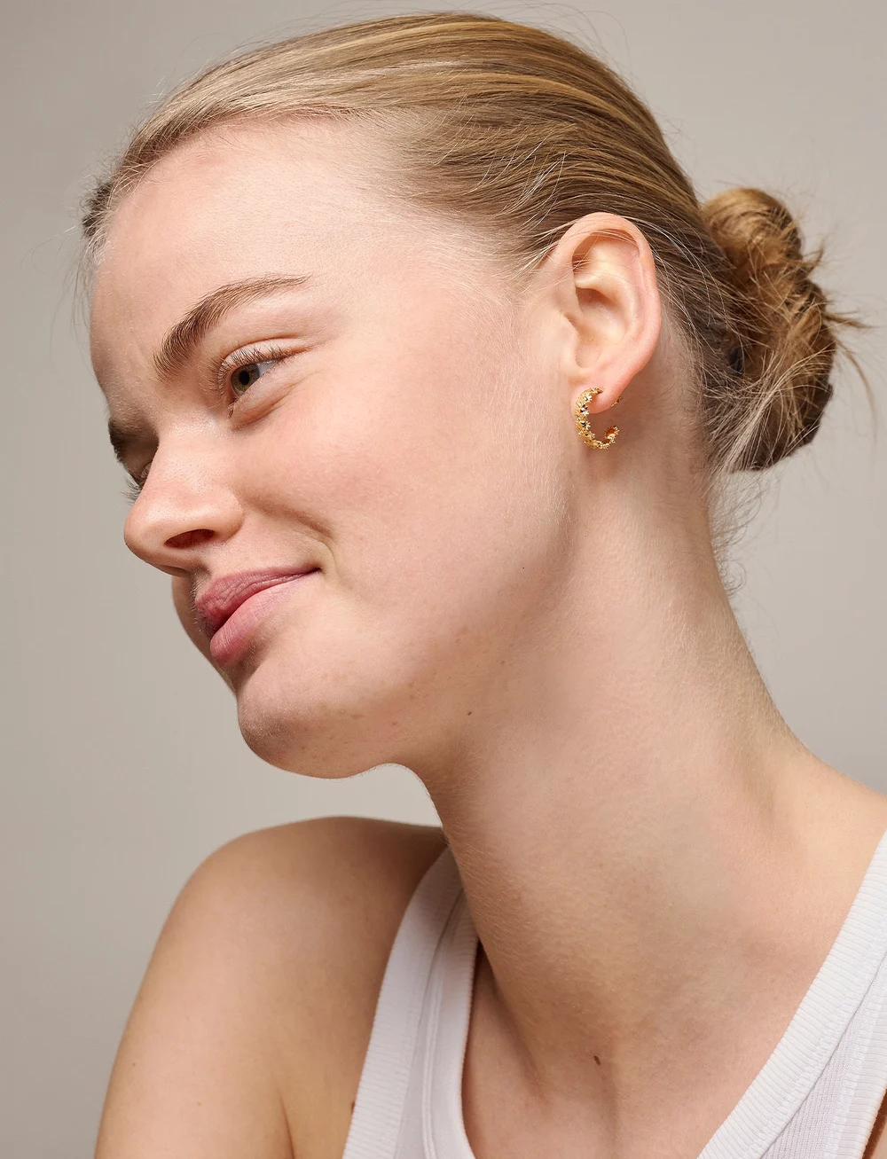 Enamel Copenhagen - Sunshine Wreath Hoops - kreolen - 925s/gp - 0