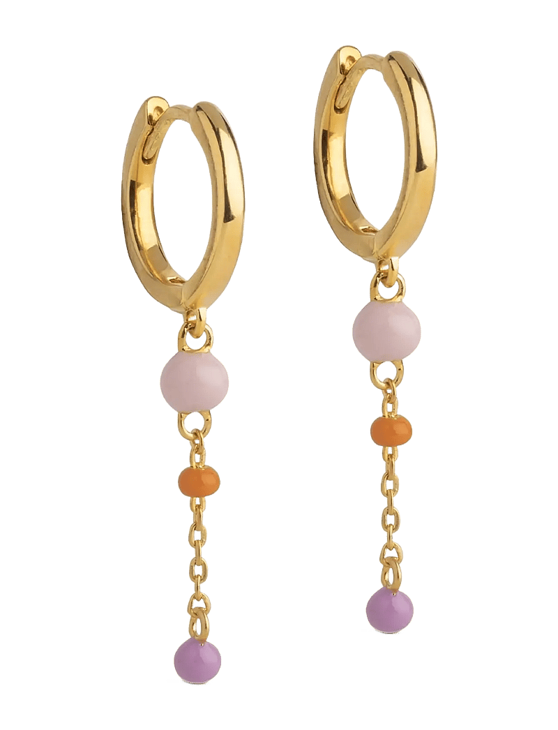 Enamel Copenhagen - Hoops, Lola Bold - auskari ar kulonu - blush - 1