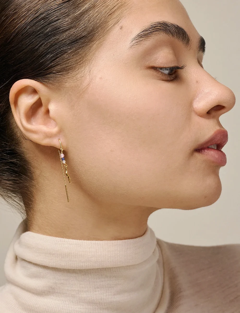 Enamel Copenhagen - Earrings, Viva - Øreringe med vedhæng - violet - 0