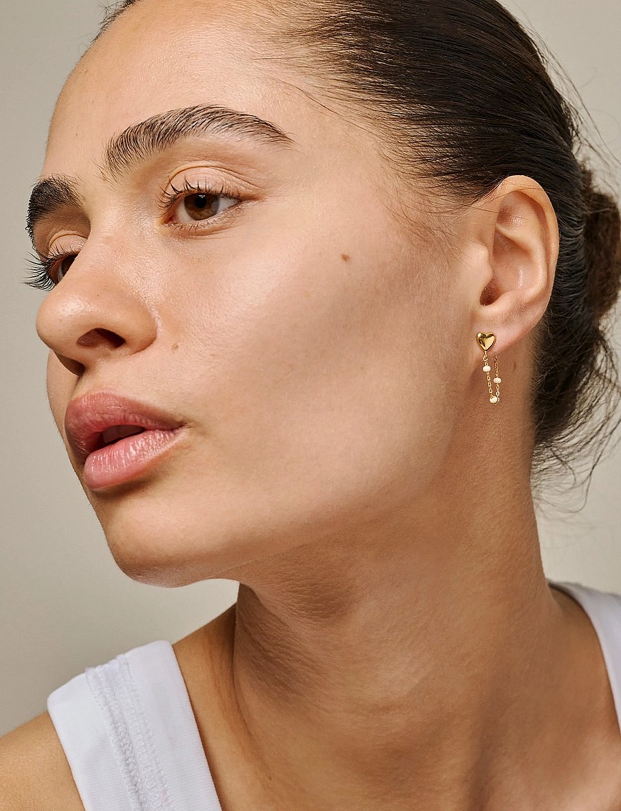 Enamel Copenhagen - Earrings, Lola Heart - daisy - 0