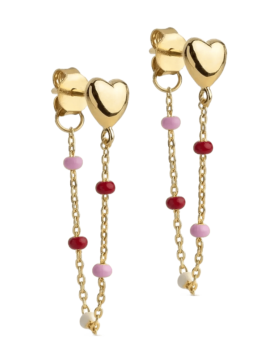 Enamel Copenhagen - Earrings, Lola Heart - rosie - 1