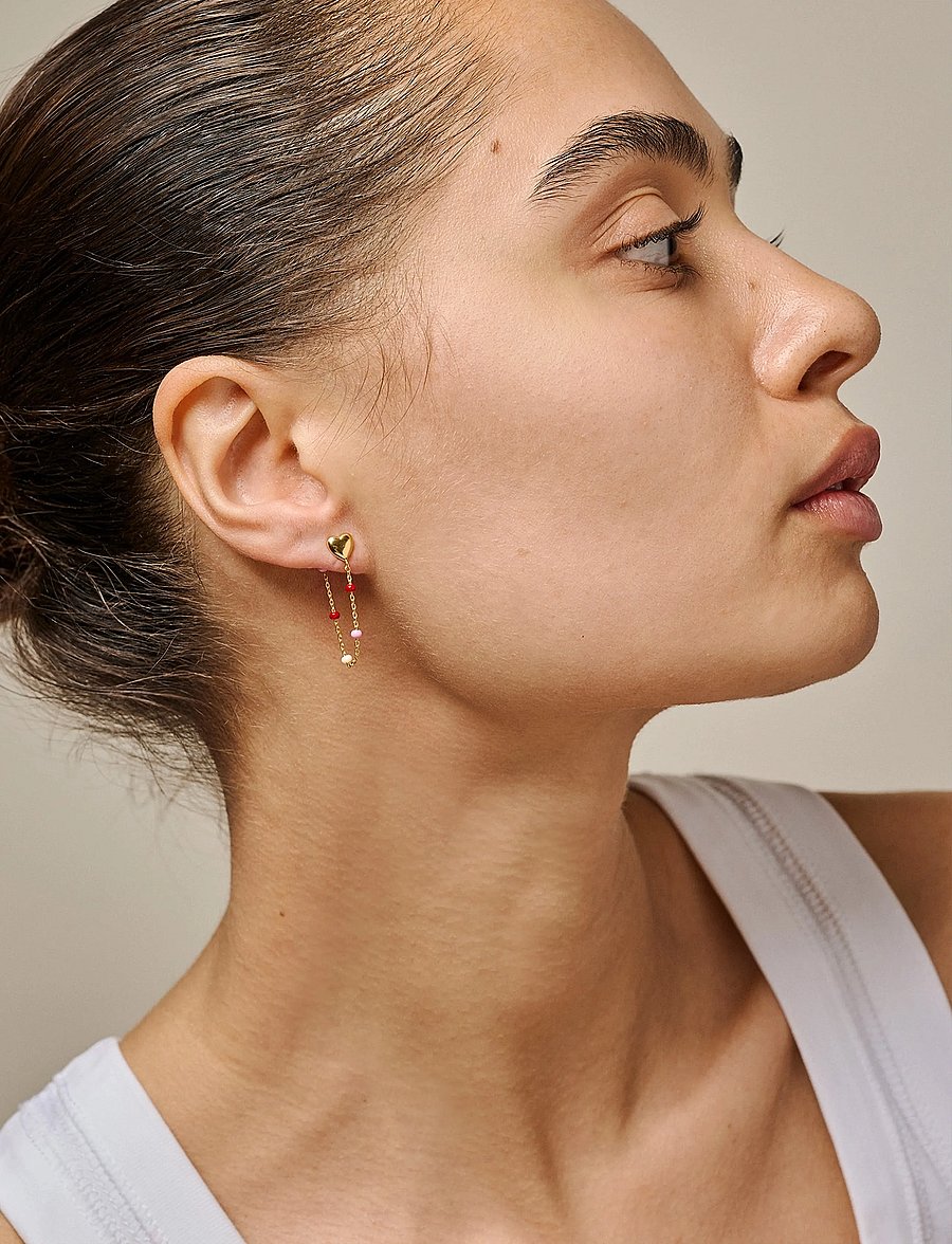 Enamel Copenhagen - Earrings, Lola Heart - rosie - 0
