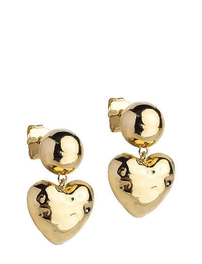 Earrings, Poma Heart - VedhæNg øReringe