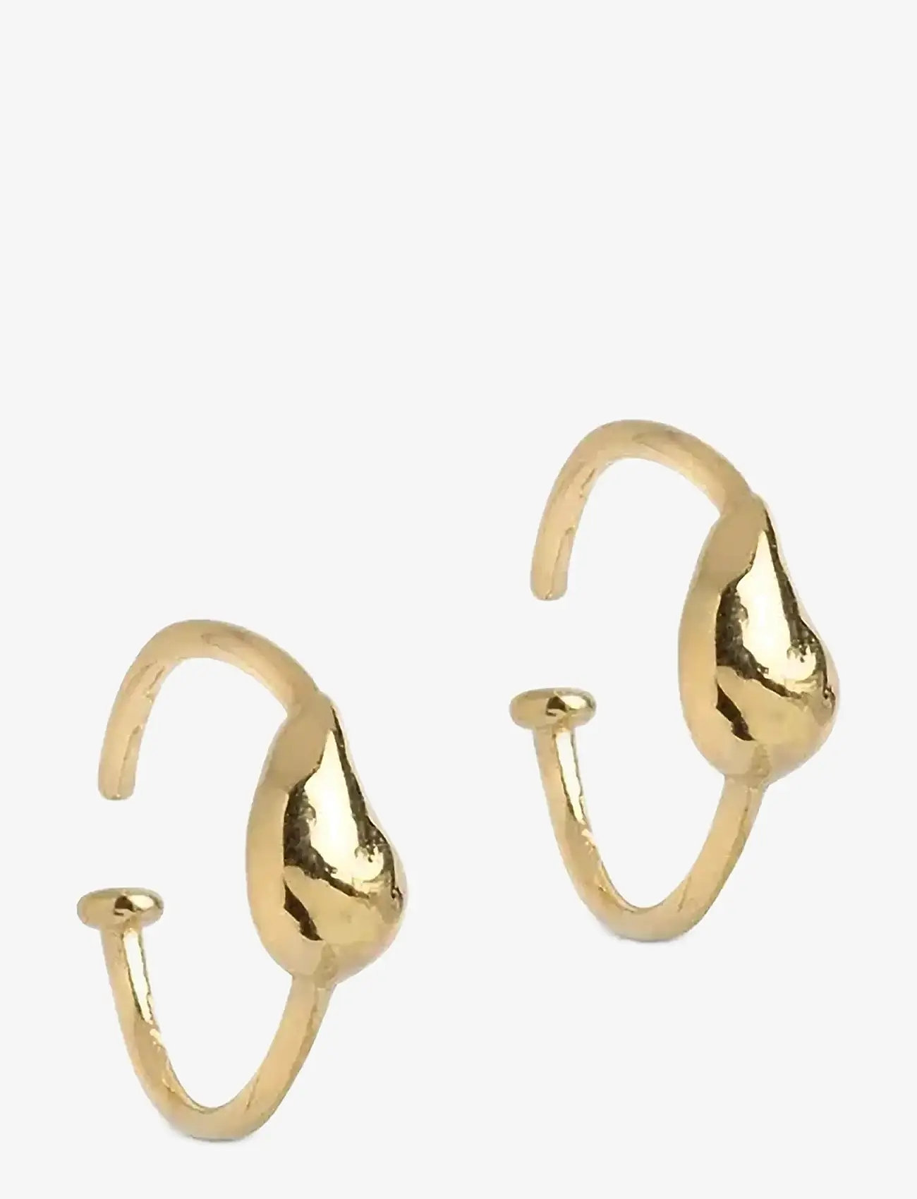 Enamel Copenhagen - Hoops, Twistie drop - statement-ohrringe - 925s/gp - 1