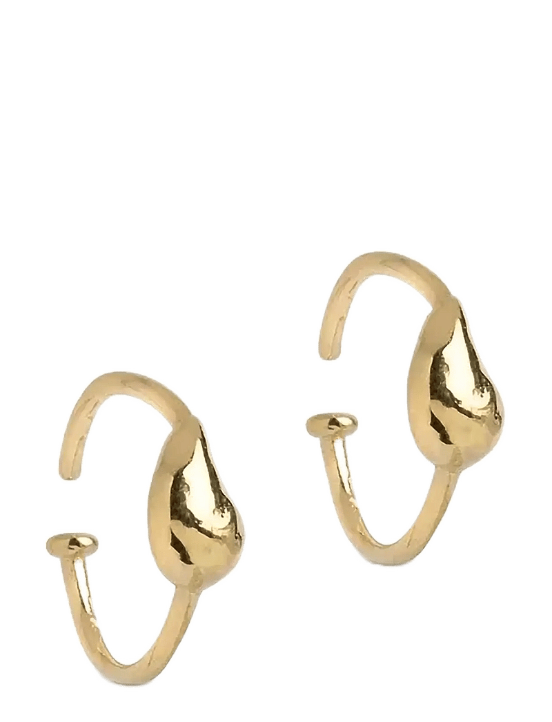 Enamel Copenhagen - Hoops, Twistie drop - statement-ohrringe - 925s/gp - 1