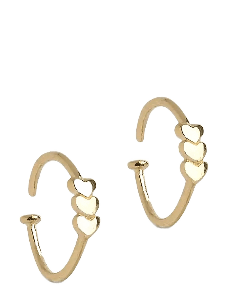 Enamel Copenhagen - Hoops, Twistie Love - silmatorkavad kõrvarõngad - 925s/gp - 1