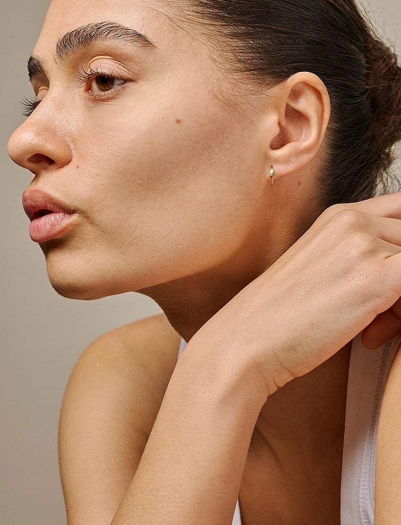 Enamel Copenhagen - Hoops, Twistie Love - silmatorkavad kõrvarõngad - 925s/gp - 0