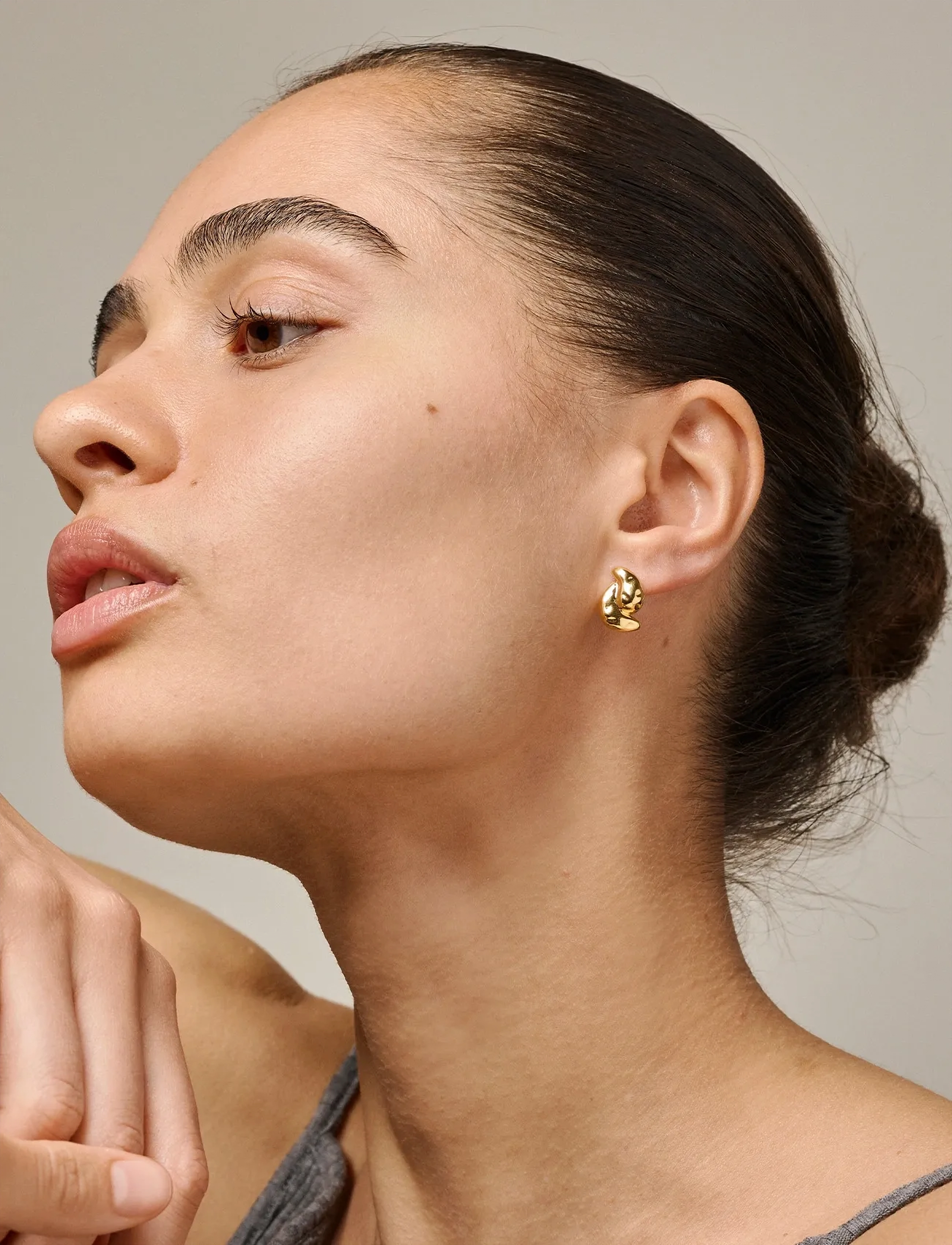 Enamel Copenhagen Studs, Tova - Accessories - 925S/GP / gold