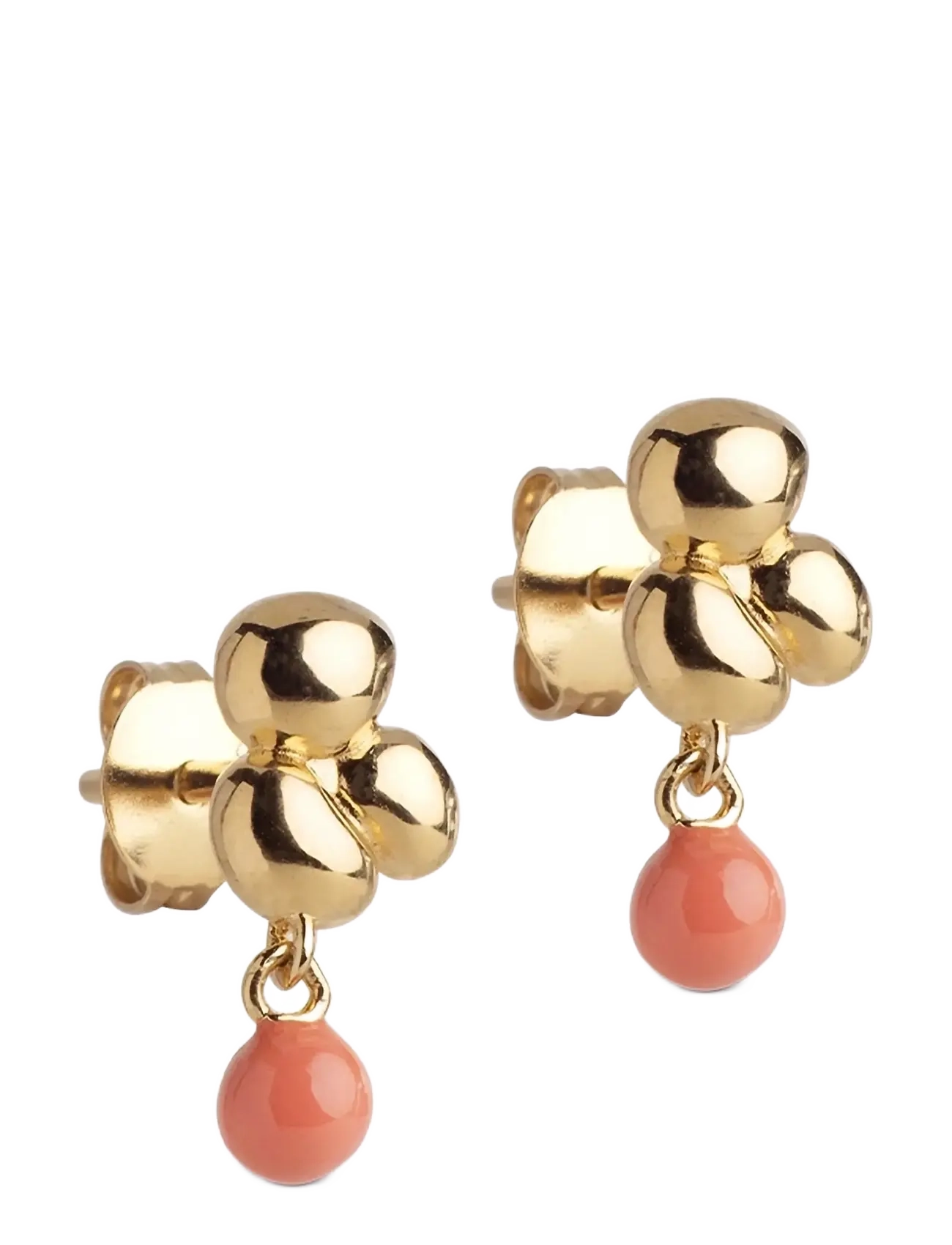 Enamel Copenhagen Earrings, Nara Ball - Collecties - LIGHT CORAL / coral