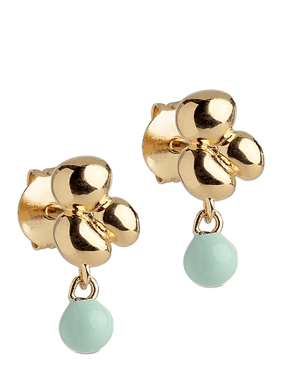 Enamel Copenhagen Earrings, Nara Ball - Hängande örhängen - MINT / blue