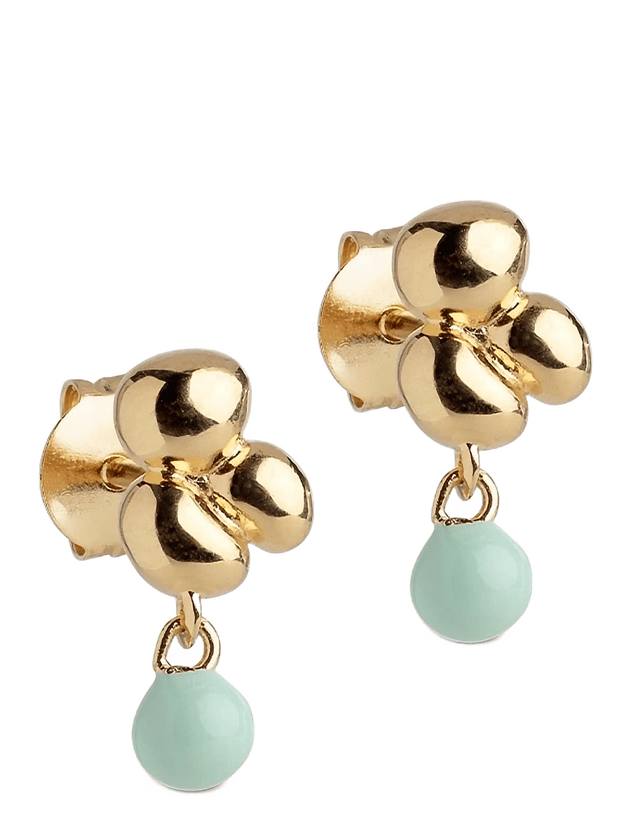 Enamel Copenhagen - Earrings, Nara Ball - Øreringe med vedhæng - mint - 0