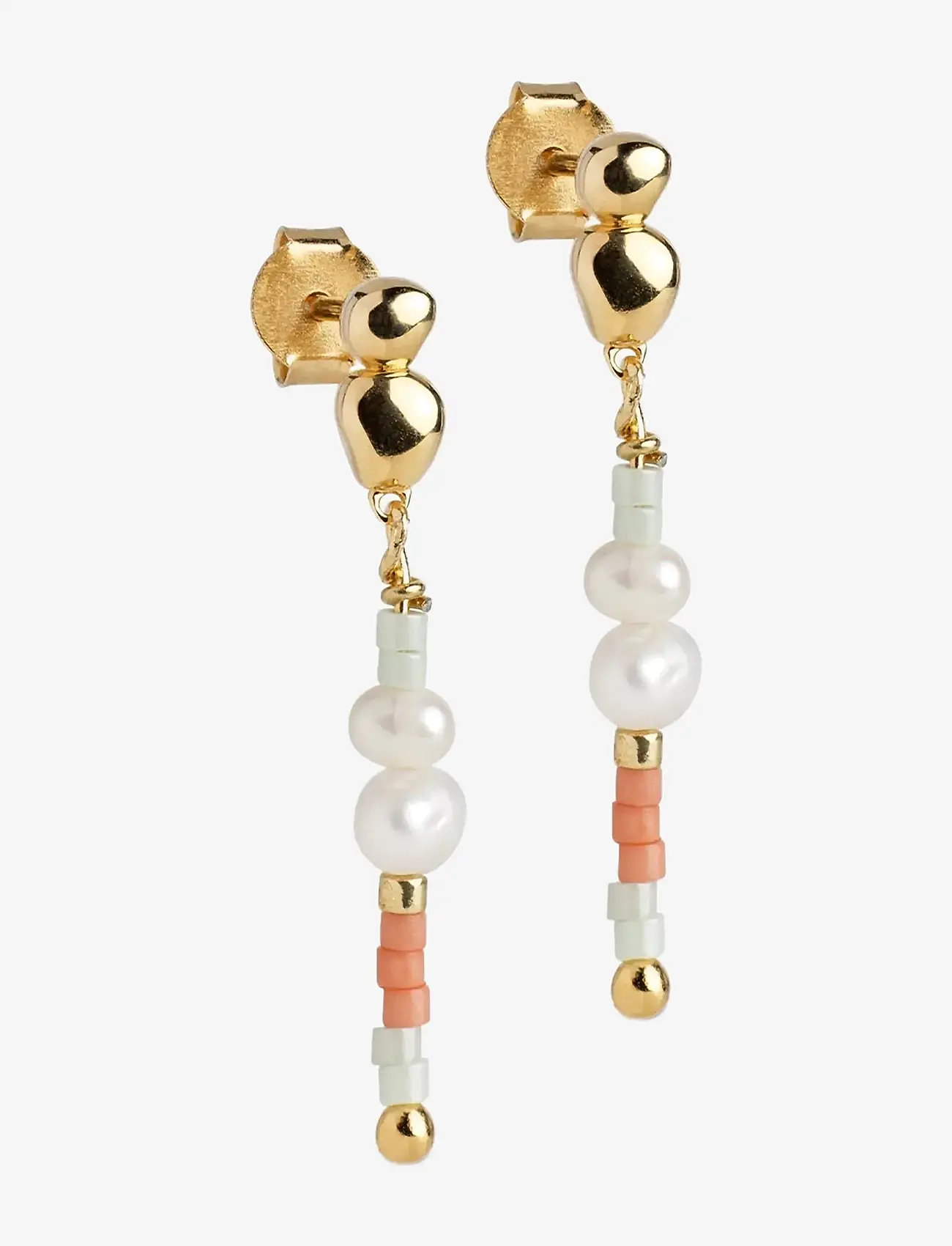 Enamel Copenhagen - Earrings, Nara Whimsically - perleøreringe - coralia - 1