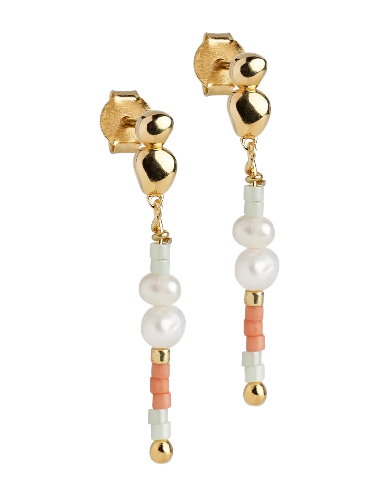 Enamel Copenhagen Earrings, Nara Whimsically - Hochzeitsgäste - CORALIA / gold