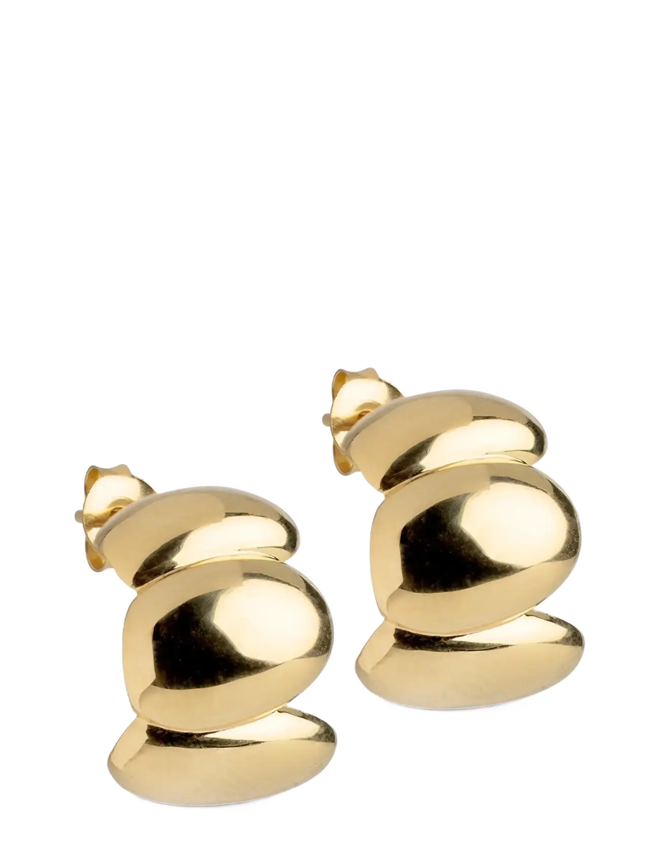 Enamel Copenhagen Hoops, Melia Chunky - Enamel Copenhagen - 925S/GP / gold