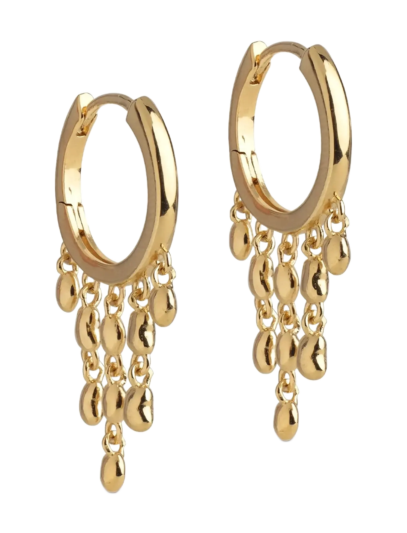 Enamel Copenhagen Hoops, Nara Rain - Accessories - 925S/GP / gold