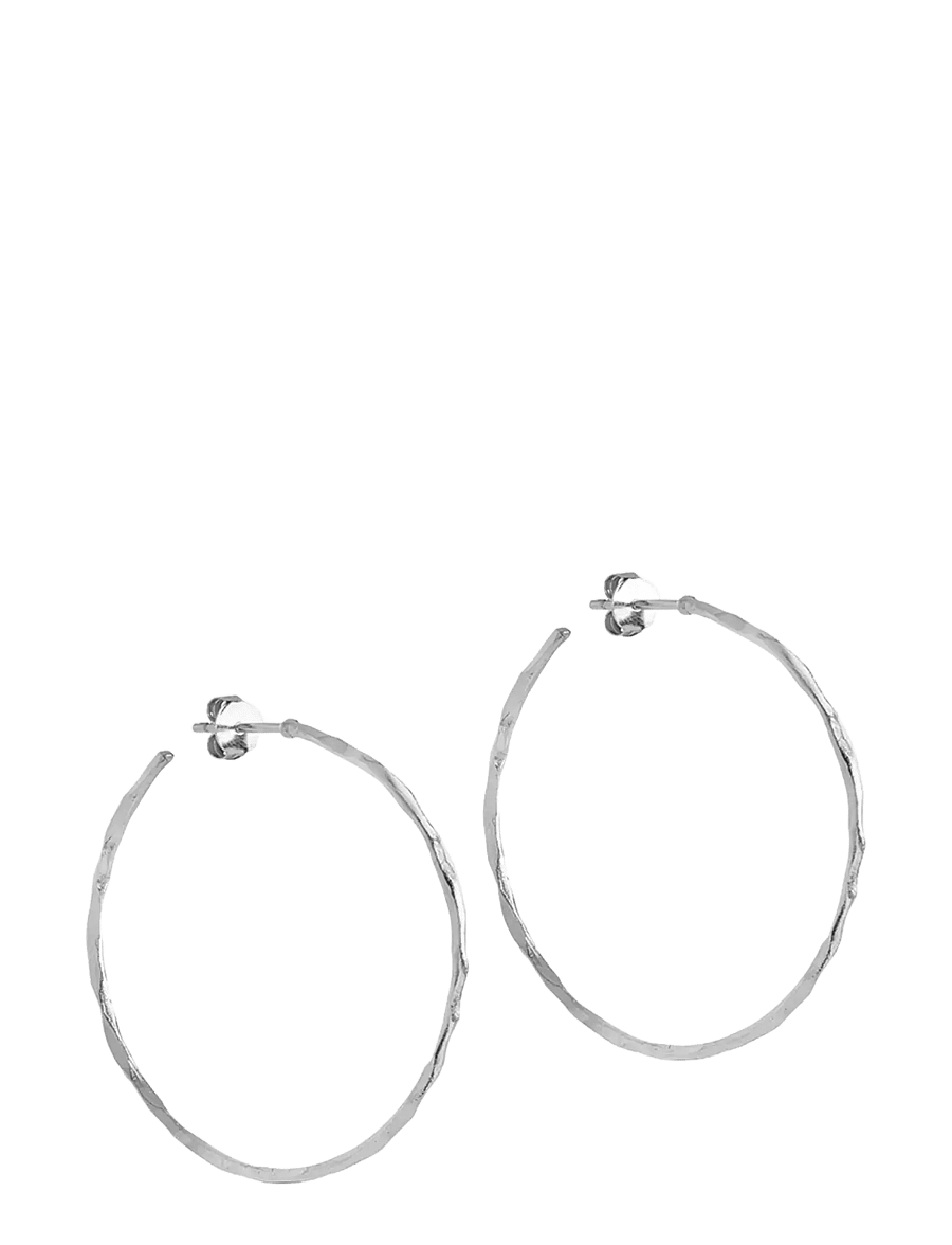 Enamel Copenhagen - Hoops, Organic Arena Large - hoops kõrvarõngad - 925s/m - 1