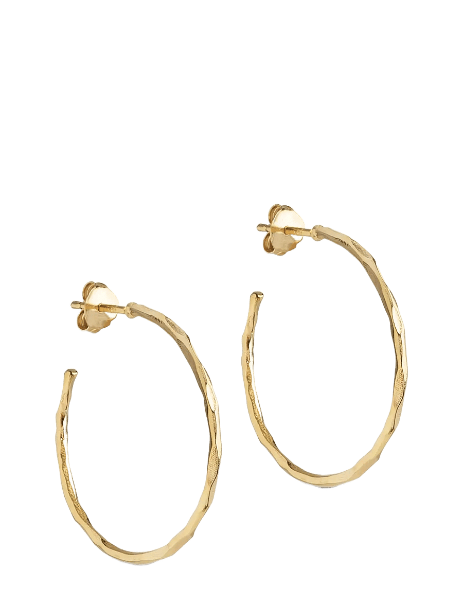 Enamel Copenhagen - Hoops, Organic Arena Medium - hoops kõrvarõngad - 925s/gp/m - 1