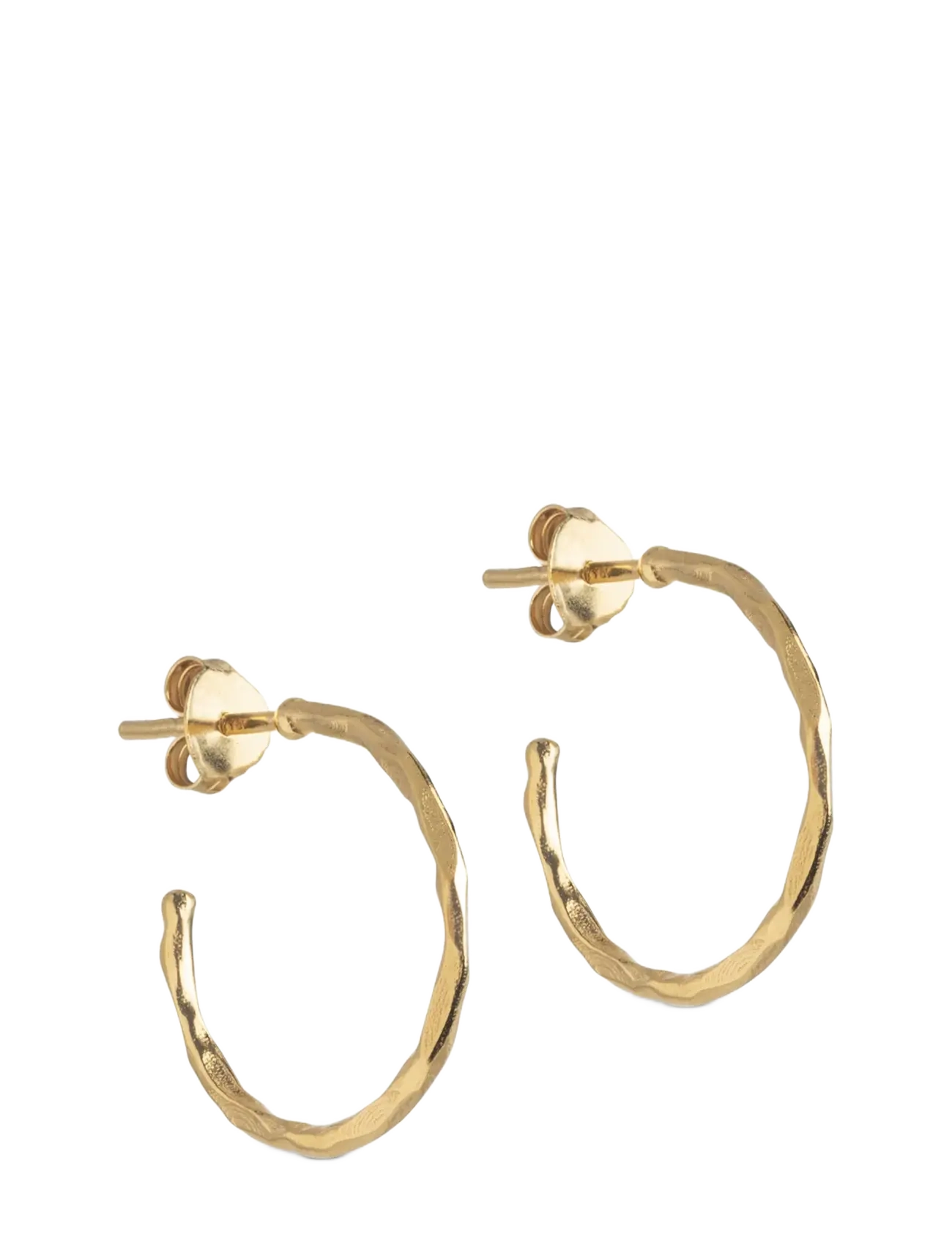 Enamel Copenhagen Hoops, Organic Arena Small - Accessories - 925S/GP/M / gold
