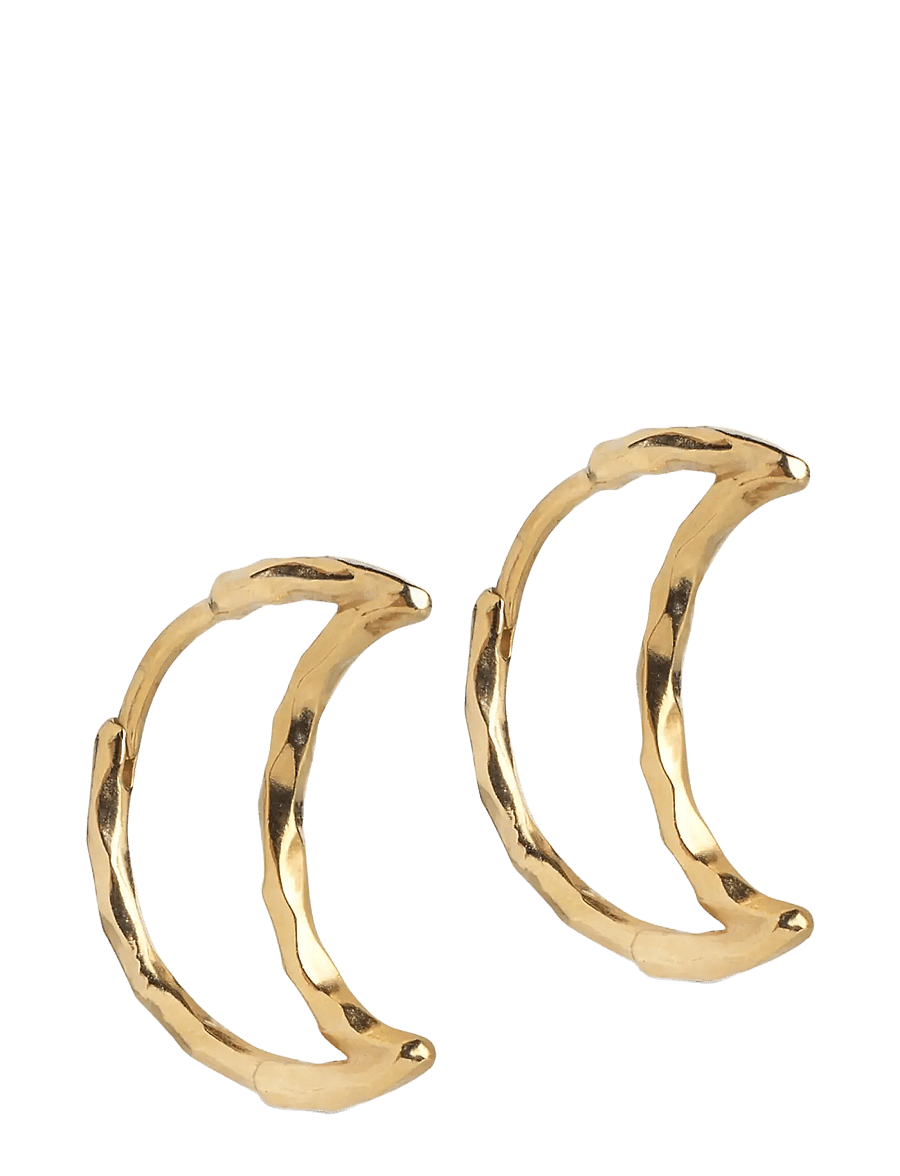 Enamel Copenhagen - Hoops, Organic Moon Medium - rõngad - gold plated - 1