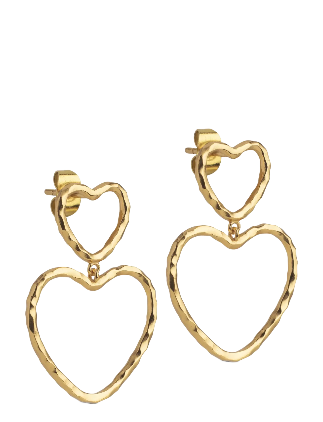 Enamel Copenhagen Earrings, Organic Lovelink - Ohrhänger - GOLD PLATED / gold