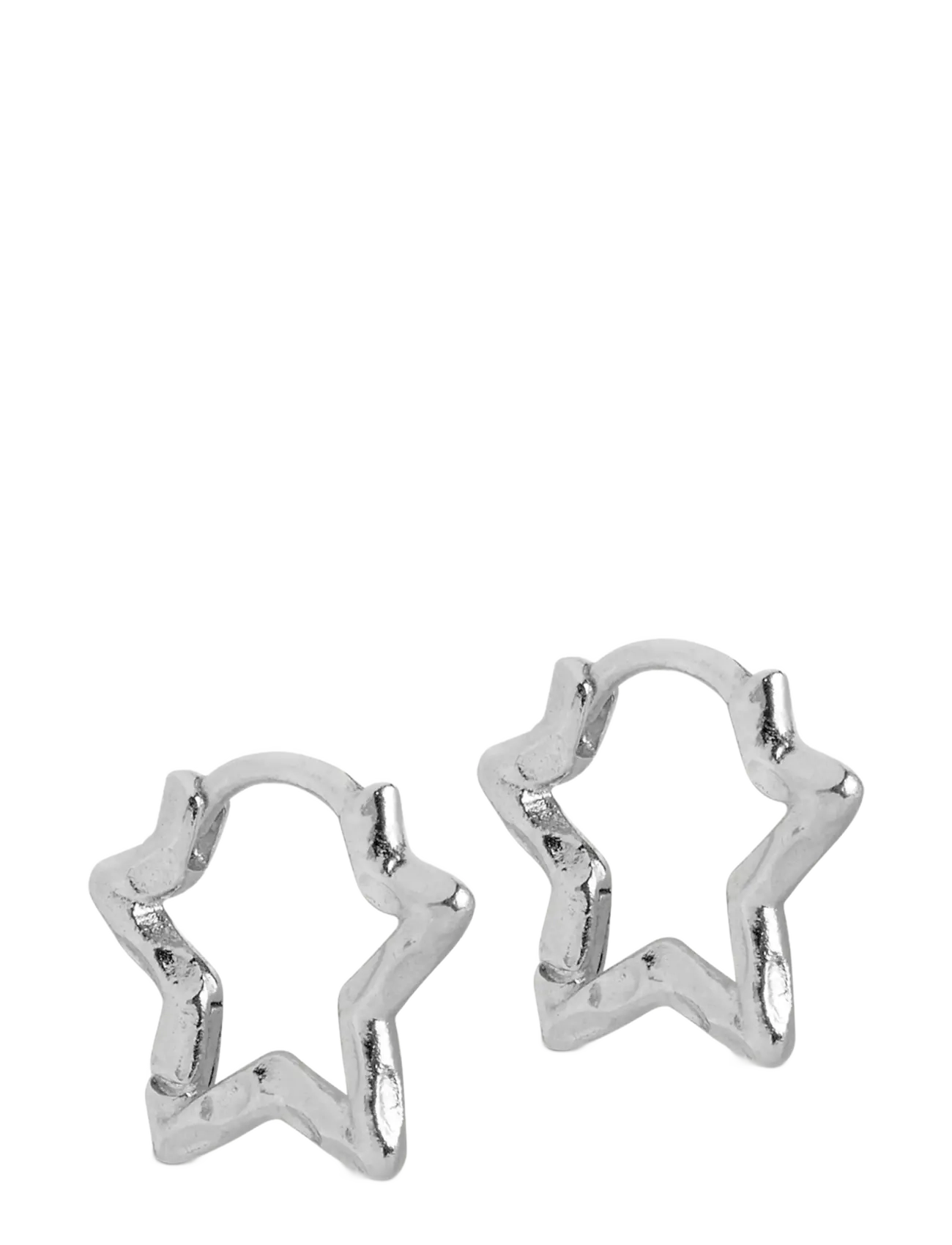 Enamel Copenhagen - Hoops, Organic Star Small - rõngad - silver plated - 1