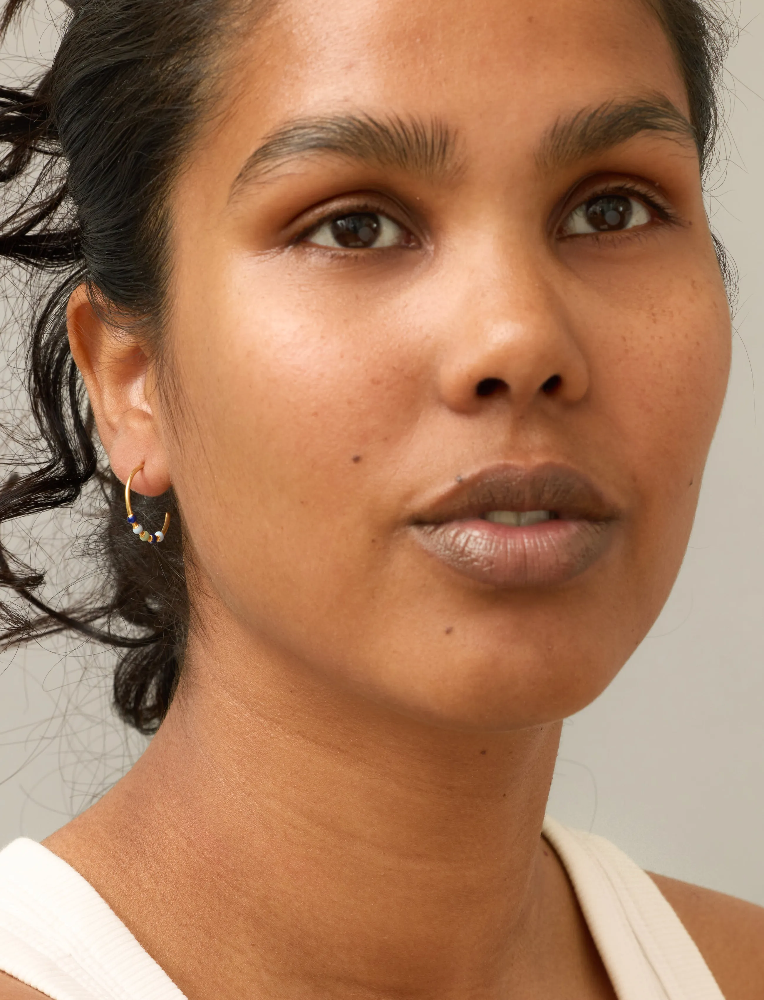 Enamel Copenhagen Hoops, Lola Large - Enamel Copenhagen - EARTHTONE / gold