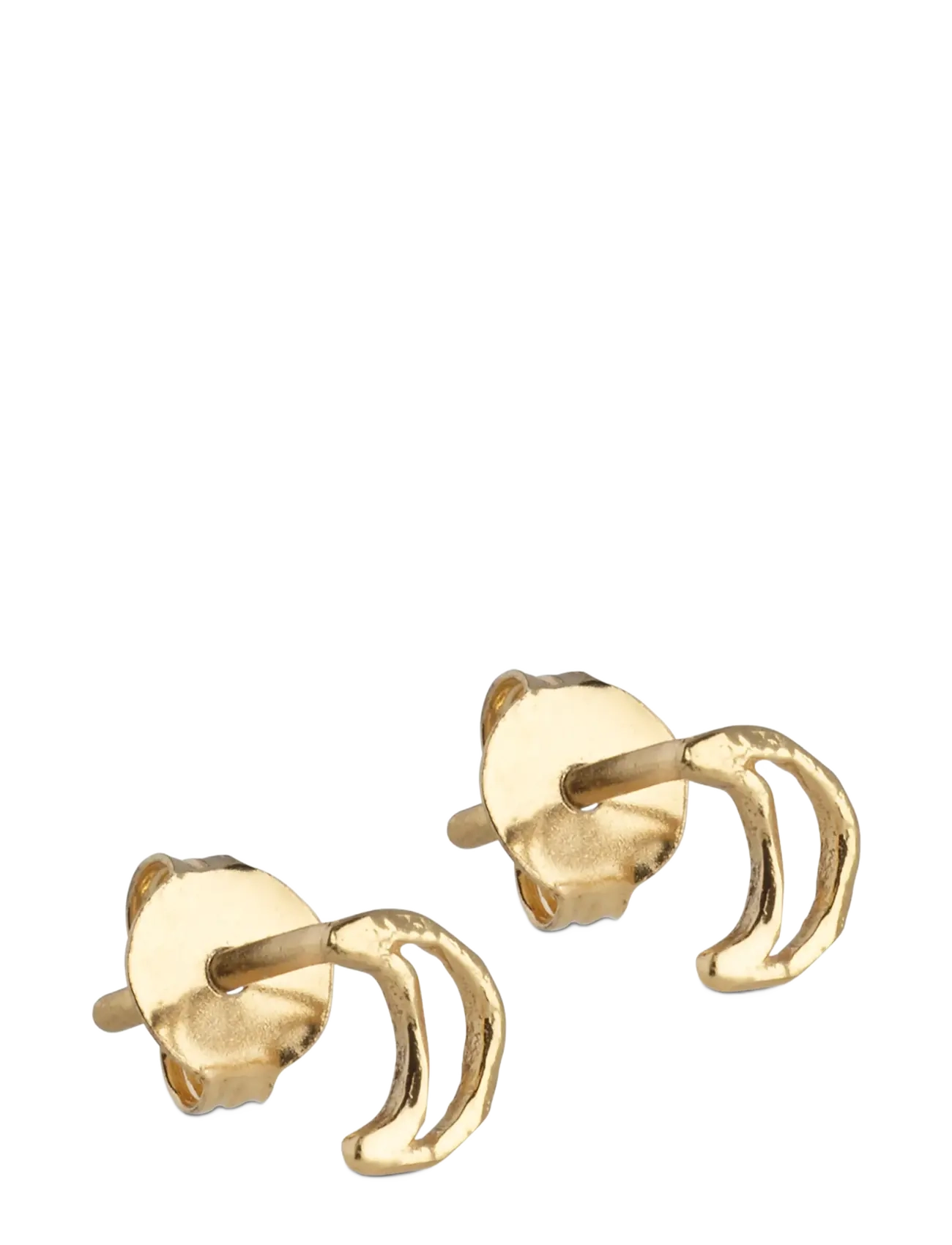 Enamel Copenhagen - Studs, Organic Moon - neet-kõrvarõngad - gold plated - 1