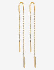 Enamel Copenhagen - Earring Hoop Chain - wiszące kolczyki - 925s/gp - 1