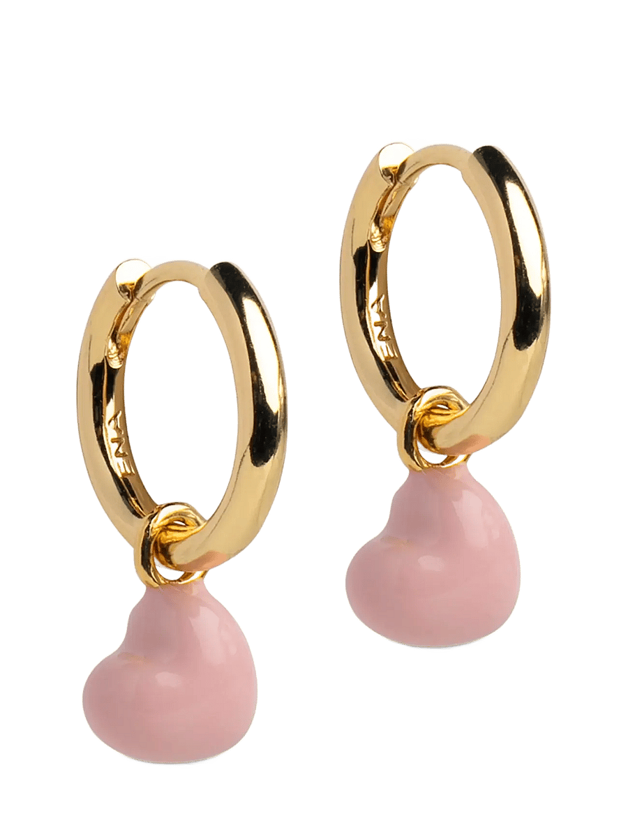 Enamel Copenhagen - Hoops, Grand Amore - kreolen - soft rose - 1