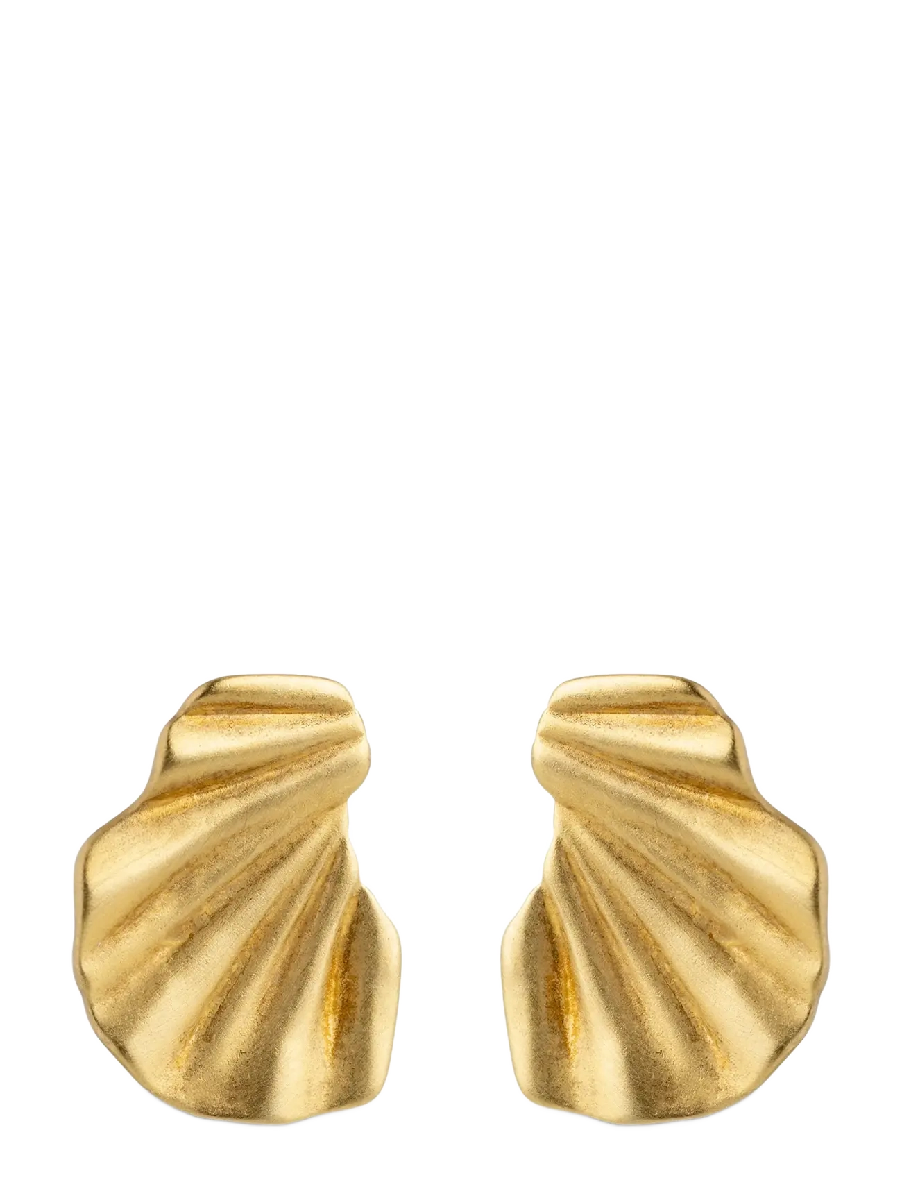 Enamel Copenhagen Earring, Wave - Schmuck - GOLD PLATED / gold